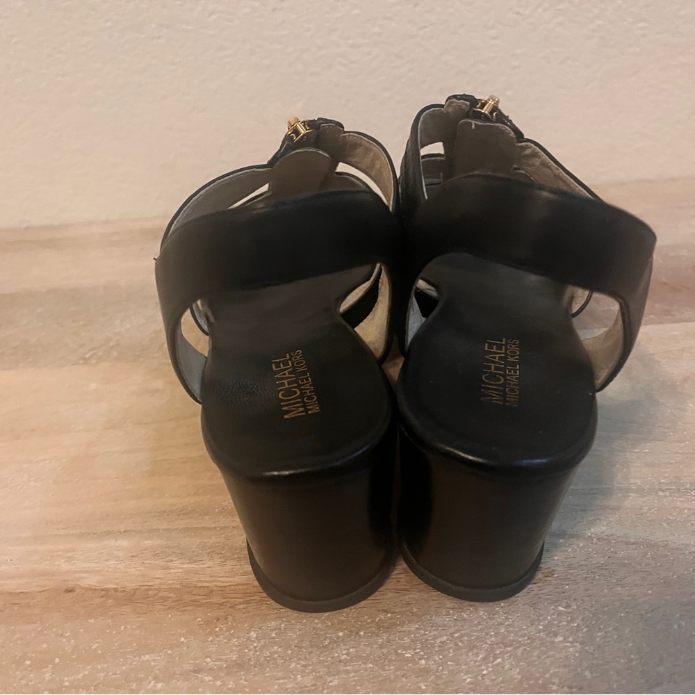 Michael Kors Black Wedges - Picture 3 of 4